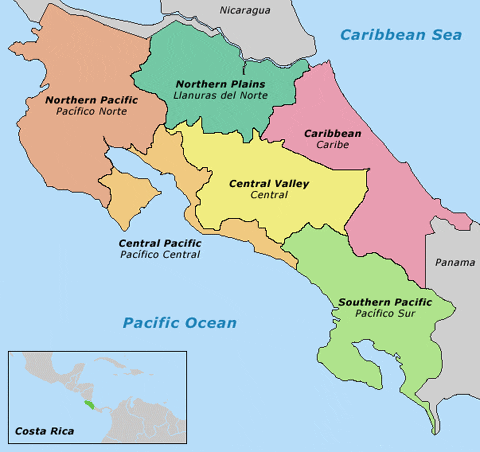 Regions Of Costa Rica Costa Rica Travel Blog And Tips By Locals